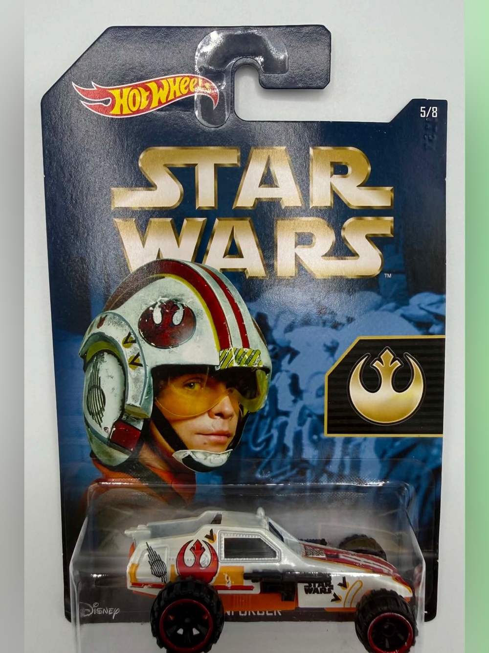Hot Wheels STAR WARS Rebel Alliance ENFORCER Luke Skywalker Car 2015 NEW